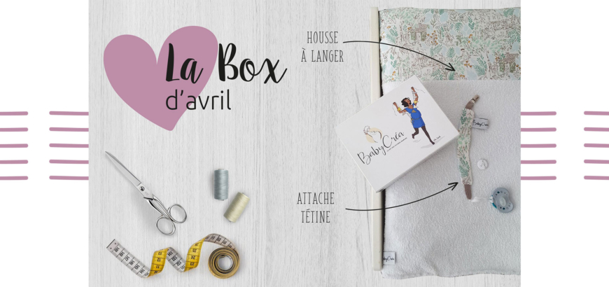 BabyCréa box La chambre, accroche tetine, housse matelas à langer