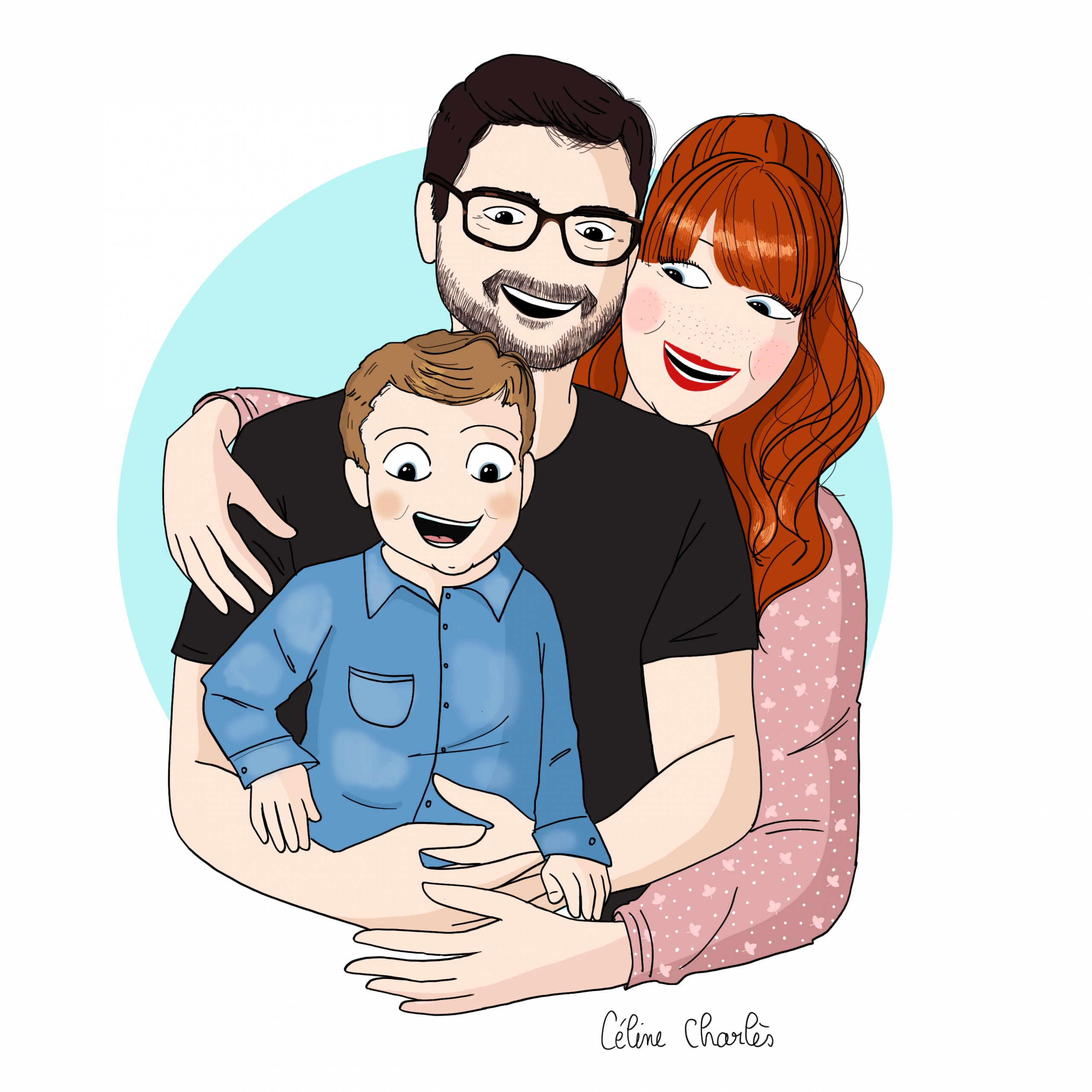 Illustration la famille d'Émilie - Qui sommes nous
